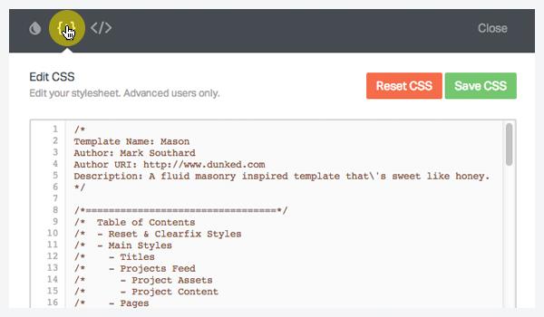 Edit CSS