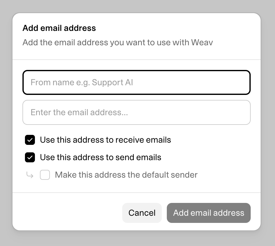 Custom Email